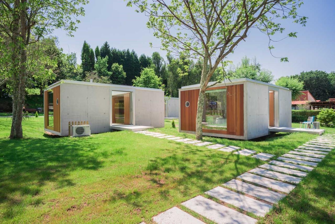 סנטה קרוז דה אוליירוס Bungalow Camping Los Manzanos מראה חיצוני תמונה